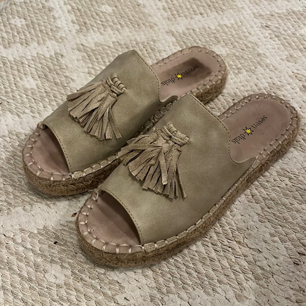 lightly worn sandals